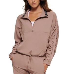 Calvin Klein Performance Women's Chateau Polyester Half-Zip Pullover Jacket